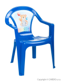 Dětská židlička plastová Star Plus bear blue