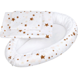 Luxusní hnízdečko pro miminko s peřinkami New Baby Hvězdy bílé