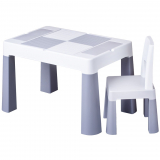 Dětská sestava stoleček a židlička TEGA Multifun grey