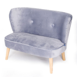 Dětská retro pohovka sofa Drewex šedá