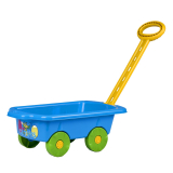 Dětský vozík tahací BAYO 45 cm modrý