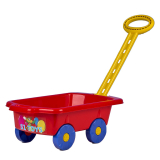 Dětský vozík tahací BAYO 45 cm červený