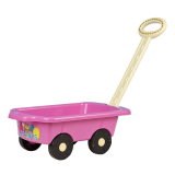 Dětský vozík tahací BAYO 45 cm růžový