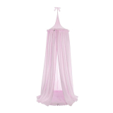 Závěsný stropní luxusní baldachýn-nebesa + podložka Belisima růžové