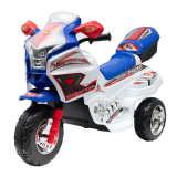 Elektrická motorka dětská Baby Mix Racer bílá