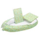 Luxusní hnízdečko s peřinkami pro miminko New Baby Harmony zelené