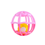 Interaktivní svítící a hrající chrastítko Balónek Baby Mix růžové