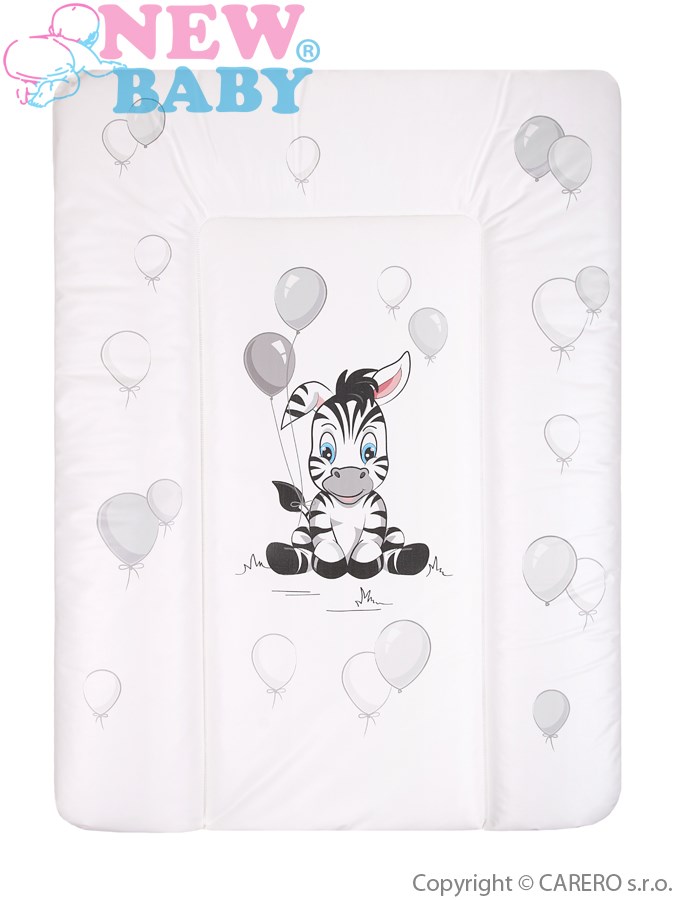 Přebalovací podložka New Baby 70x50 cm Zebra bílá