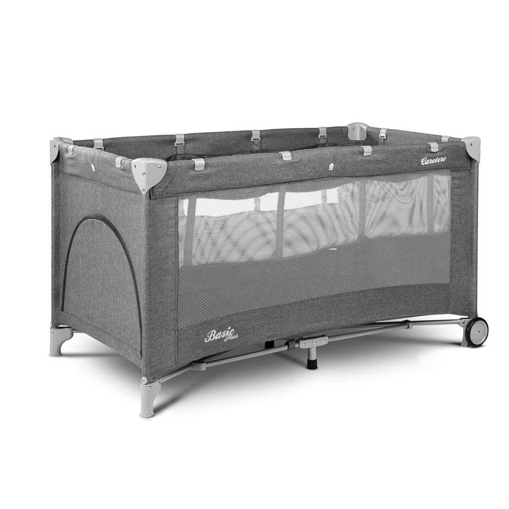Cestovní postýlka Caretero Basic Plus 2017 graphite