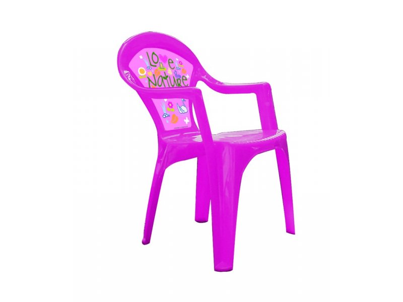 Dětská židlička - plastová - BARBIE