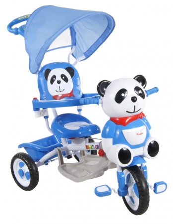 ARTI tříkolka s vodící tyčí PANDA 2 modrá