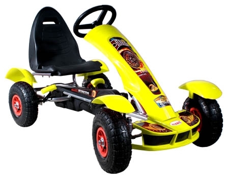 Šlapací auto Formule sport yellow