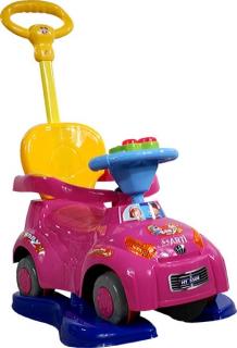 Odrážedlo Arti 5508C Music Safety Car pink