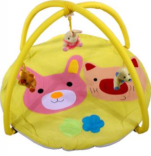 ARTI Hrací deka Pig & Rabbit toys Yellow