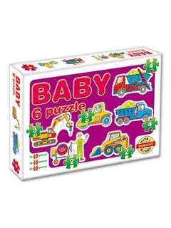 Dětské Baby puzzle plast Na stavbě