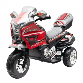 Elektrická motorka dětská Baby Mix Racer červená