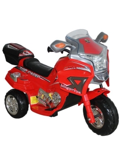 Elektrická motorka dětská Baby Mix červená
