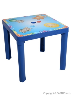 Dětský stolek plastový Star Plus Medvídci blue