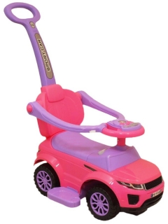 Odrážedlo Baby Mix SportCar 3v1 růžové