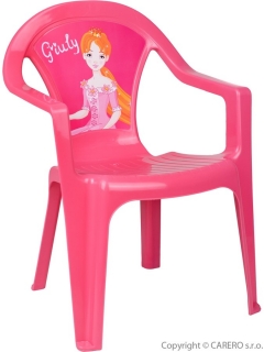 Dětská židlička plastová Star Plus Giuly pink