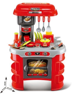 Dětská kuchyňka Baby Mix Little Chef červená