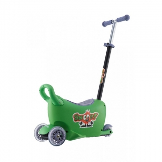 Dětské odrážedlo Milly Mally SNOOP 3v1 green