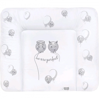 Přebalovací podložka New Baby Emotions bílá 70x50 cm