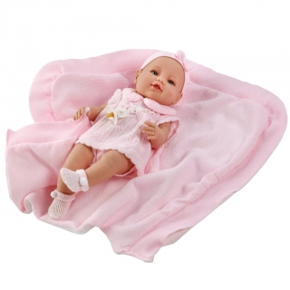 Luxusní dětská panenka-miminko Berbesa Ema 39 cm