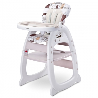 Dětská jídelní židlička Caretero HOMEE beige