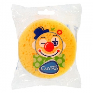 Koupelová houba Calypso Klaun žlutá