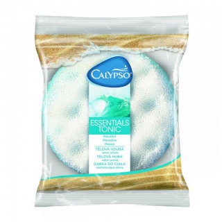 Mycí masážní houba Calypso Essentials Tonic modrá