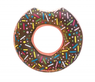 Nafukovací kruh Bestway 107cm Donut hnědý