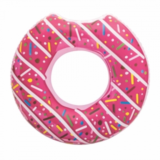 Nafukovací kruh Bestway 107cm Donut růžový