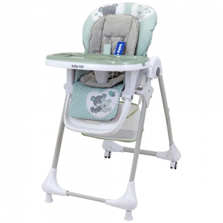 Jídelní židlička skládací Baby Mix Infant green