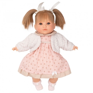 Luxusní dětská panenka-miminko Berbesa Natálka 40 cm