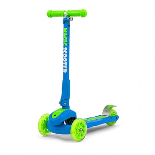 Koloběžka Milly Mally Magic Scooter blue-green