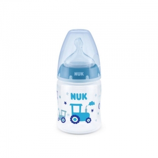 Kojenecká láhev Nuk First Choice Temperature Control 150 ml modrá