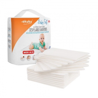 Jednorázové hygienické podložky Akuku Baby Soft 40x60 cm 15 ks