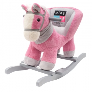 Houpací hračka PlayTo Koník růžový