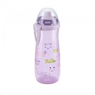 Dětská láhev NUK Sports Cup 450 ml růžovo-fialová
