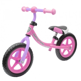 Odrážecí kolo Baby Mix TWIST růžovo-fialové