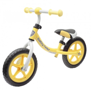 Odrážecí kolo Baby Mix TWIST žluté