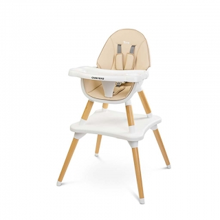 Dětská jídelní židlička Caretero TUVA beige