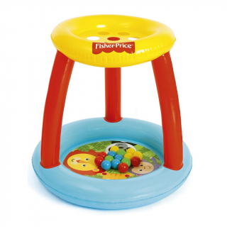 Dětské nafukovací hrací centrum s otvory pro míčky Fisher Price