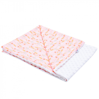Dětská deka z Minky New Baby Harmony 70x100 cm růžová