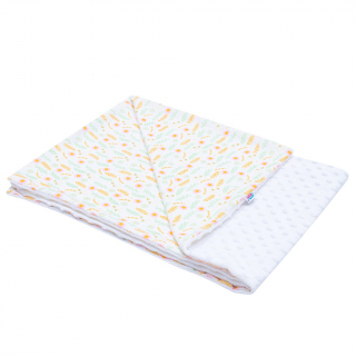 Dětská deka z Minky New Baby Harmony 70x100 cm bílá