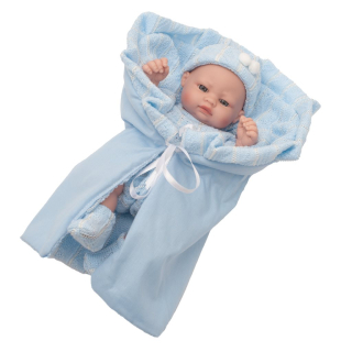 Luxusní dětská panenka-miminko hlapeček Berbesa Charlie 28cm