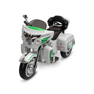 Dětská elektrická motorka Toyz RIOT light grey