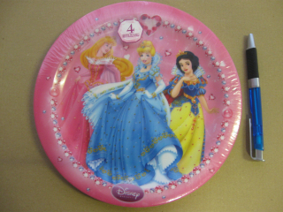 Plastové talířky dětské Princess4 ks