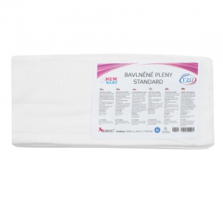 Pleny bavlněné New Baby standard 10ks 70x80 cm